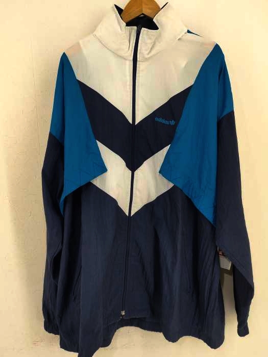 adidas Originals(アディダスオリジナルス) 90s バックプリント ジップアップナイロンジャケット メンズ アウター