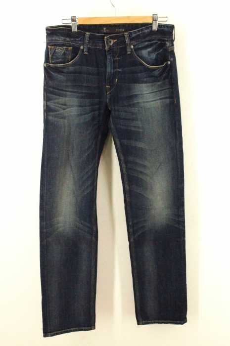 GUESS(ゲス) STRAIGHT ダメージ加工デニムパンツ メンズ パンツ