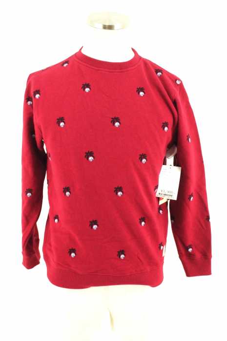 VANS （バンズ） Non-hooded Sweatshirt　総柄スウェット メンズ トップス