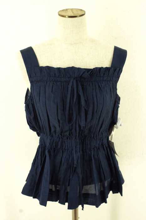Vivienne Westwood ANGLOMANIA （ヴィヴィアンウエストウッドアングロマニア） ROBE DE LA REINE TOP ギャザーノースリーブチュニック レディース ワンピース