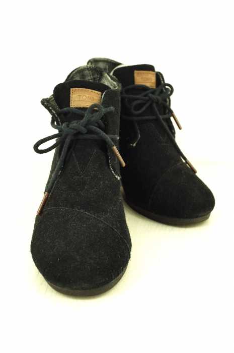 TOMS （トムス） スエードヒールブーツ レディース シューズ