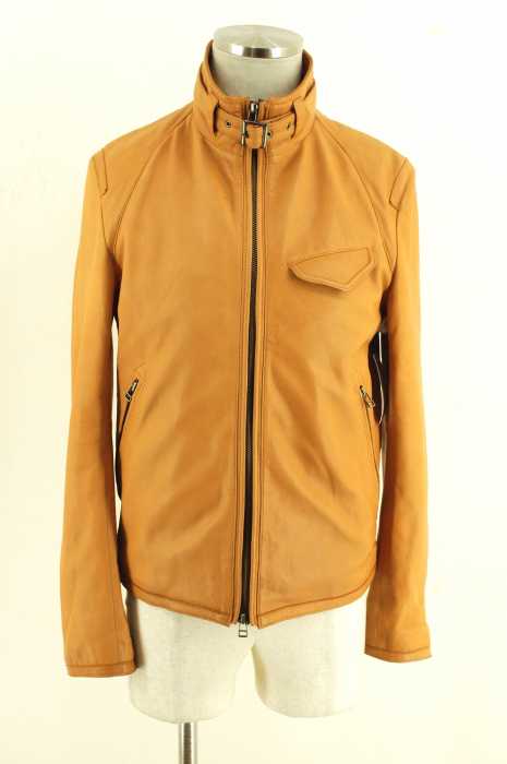 MEN'S MELROSE （メンズメルローズ） ベルトカラーシープレザー メンズ アウター
