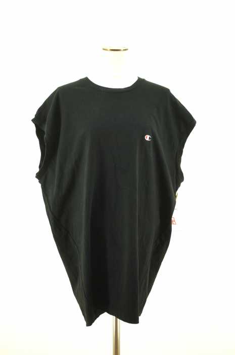 Champion　×　EMODA （チャンピオン　エモダ） ロゴ刺繍ビッグシルエットTシャツ レディース トップス