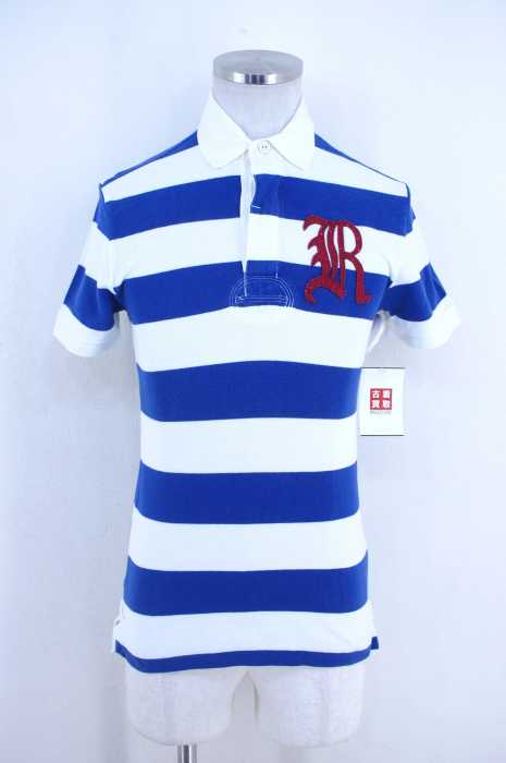 Rugby Ralph Lauren (ラグビーラルフローレン) 刺繍ボーダーポロシャツ メンズ トップス