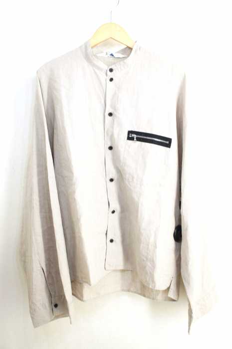SUNSEA （サンシー） Linen Bomber Shirt メンズ トップス