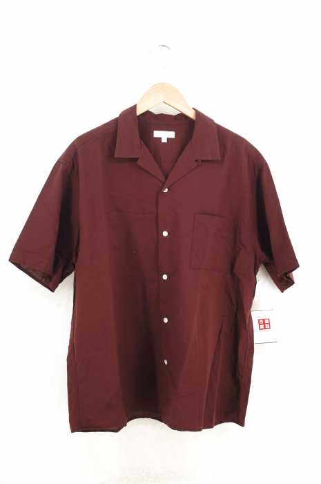 BEAUTY & YOUTH UNITED ARROWS (ビューティーアンドユースユナイテッドアローズ) ソリッドオープンカラーワイドフォルム シャツ 開襟 メンズ トップス