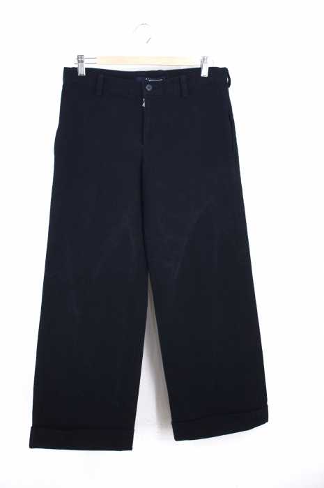 LIMI feu （リミフゥ） バックプリント加工センタープリーツワイドパンツ レディース パンツ