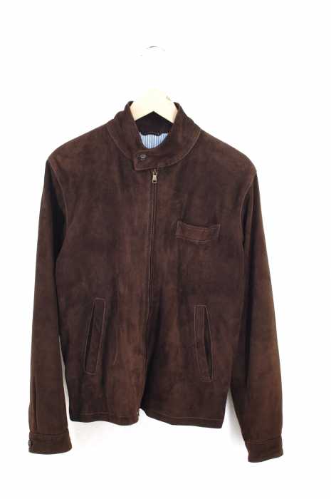 Cinquanta（チンクワンタ） ゴートレザースウェードシングルライダース