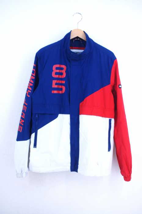 tommy jeans（トミージーンズ） 配色ジップブルゾン メンズ アウター