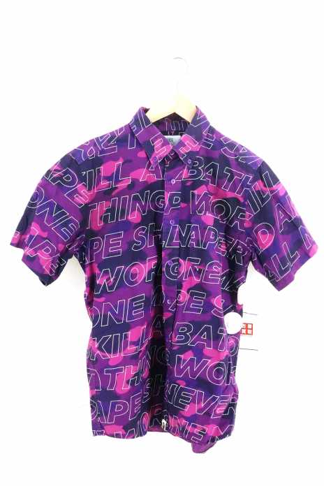 A BATHING APE (アベイシングエイプ) カモ柄半袖シャツ メンズ トップス