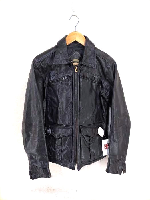 HYSTERIC GLAMOUR（ヒステリックグラマー） 羊革 シングルライダースジャケット メンズ アウター