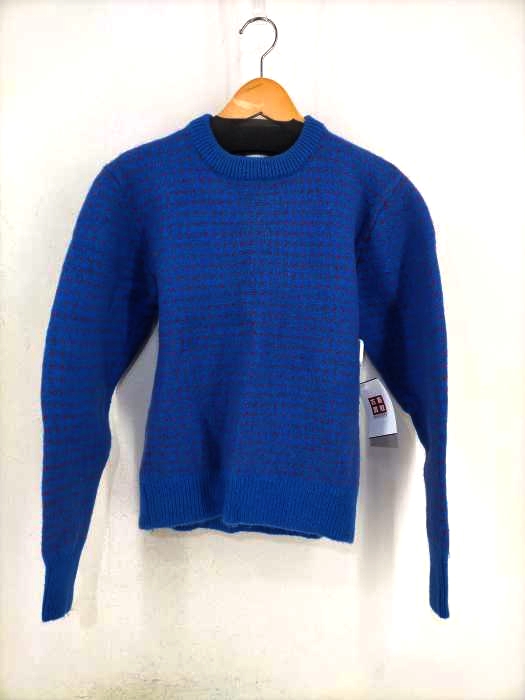 USED古着（ユーズドフルギ） SIERRA WOOLENS 総柄ウールニット レディース トップス
