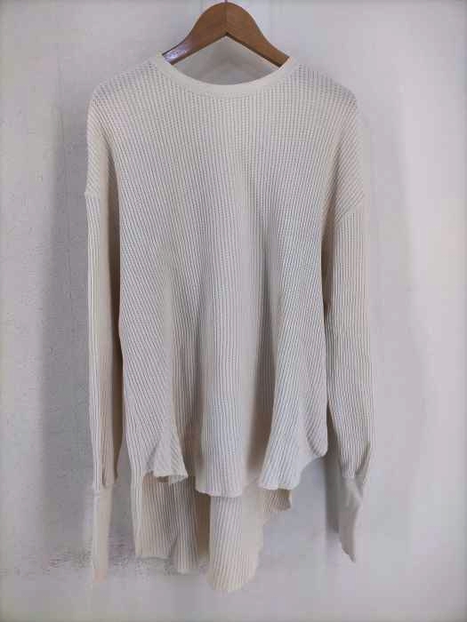 FREAKS STORE（フリークスストア） バックボタン ワッフルカットソー レディース トップス