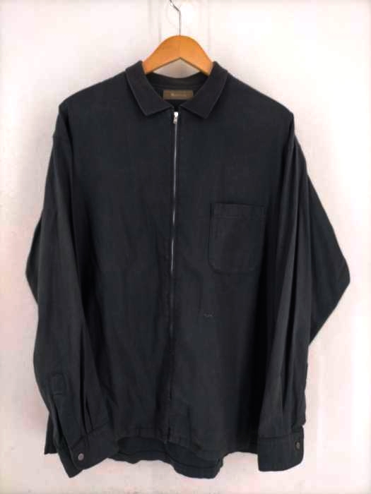 Ys for men(ワイズ フォー メン) 90S ワイドシルエットリブカラージップシャツ メンズ トップス