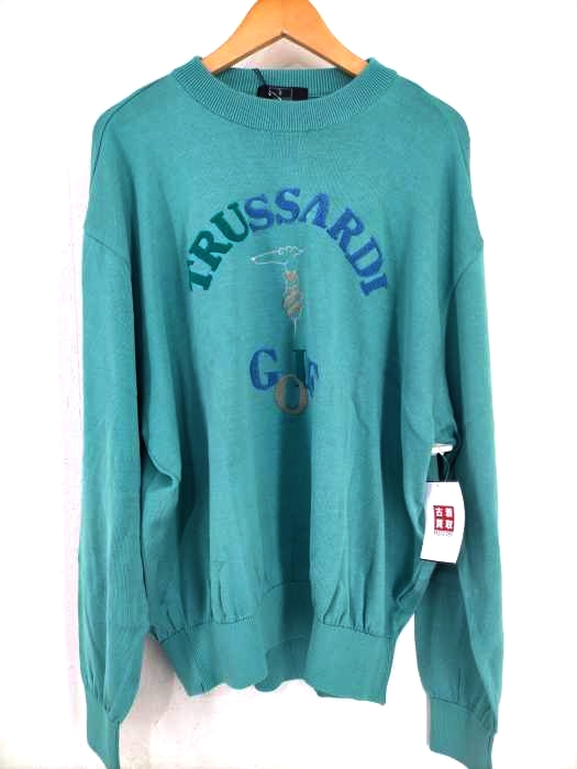 TRUSSARDI SPORT（トラサルディスポーツ） パイル地ロゴ コットン 