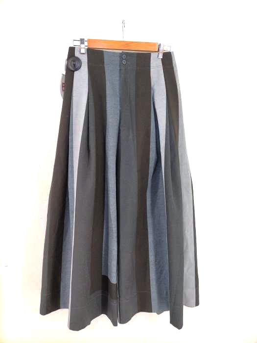 ISSEY MIYAKE（イッセイミヤケ） 90S ストライプ柄ワイドパンツ メンズ パンツ