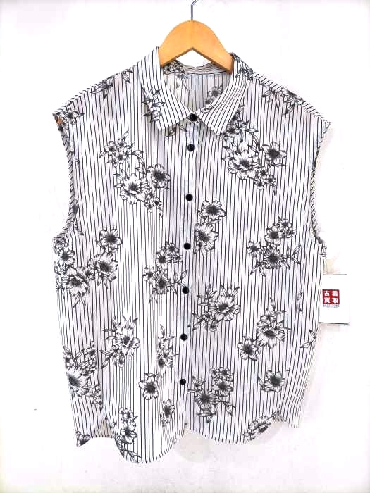 IENA（イエナ） 19SS ノースリーブ総柄シャツ レディース トップス