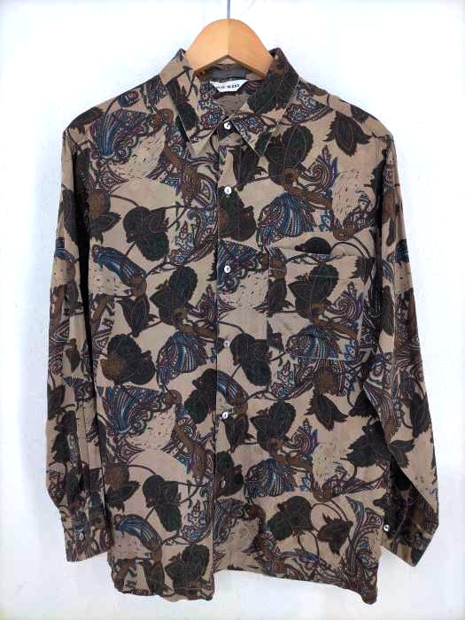USED古着（ユーズドフルギ） 総柄シルクブレンドシャツ メンズ トップス
