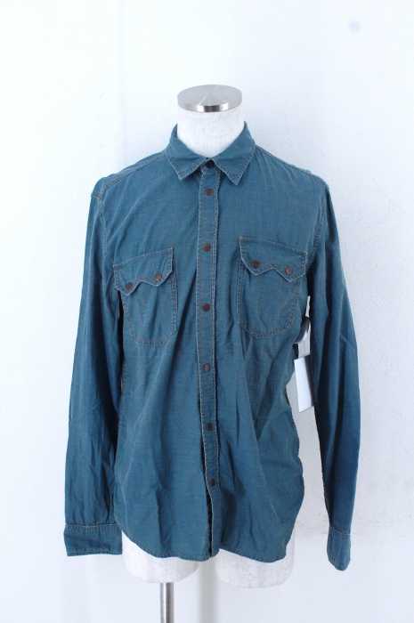 Nudie Jeans（ヌーディージーンズ） オーガニックコットンデニムシャツ メンズ トップス