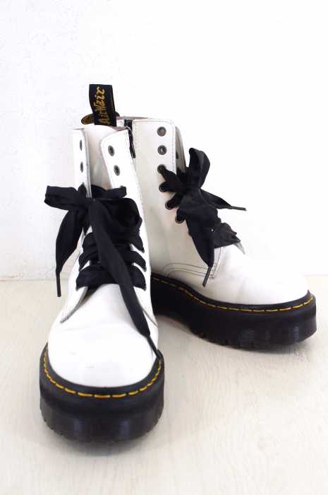 Dr.Martens （ドクターマーチン） 厚底8ホールサイドジップブーツ レディース シューズ