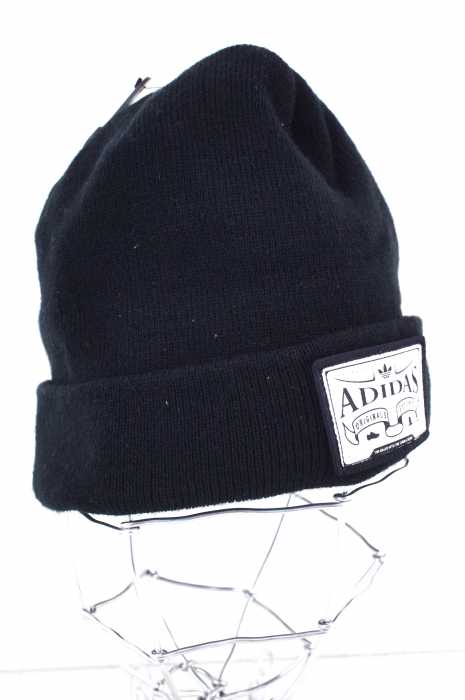 adidas (アディダス) ワッペン付きニットキャップ ニット帽 メンズ 帽子