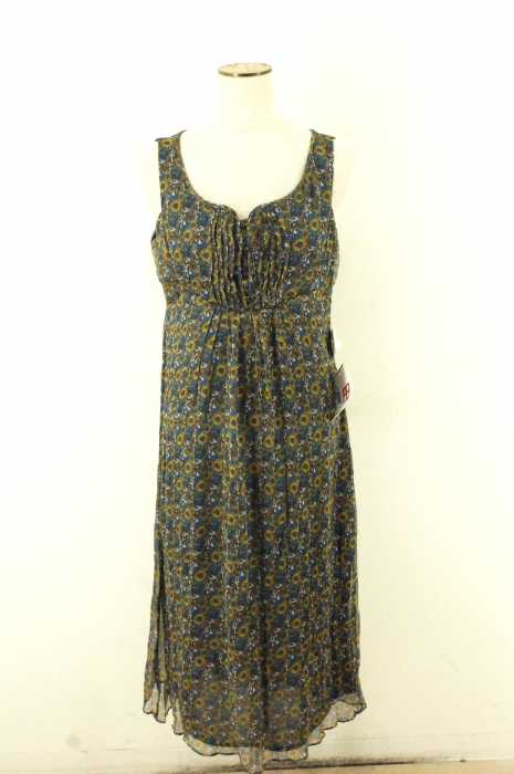 ZARA BASIC （ザラベーシック） 花柄マキシ丈ワンピース レディース ワンピース