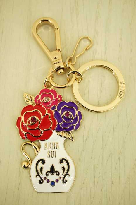 ANNA SUI (アナスイ) AS Girlリング&チャーム ローズチャーム レディース 財布・ケース