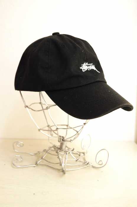 STUSSY（ステューシー） ロゴ刺繍入り6パネルキャップ メンズ 帽子