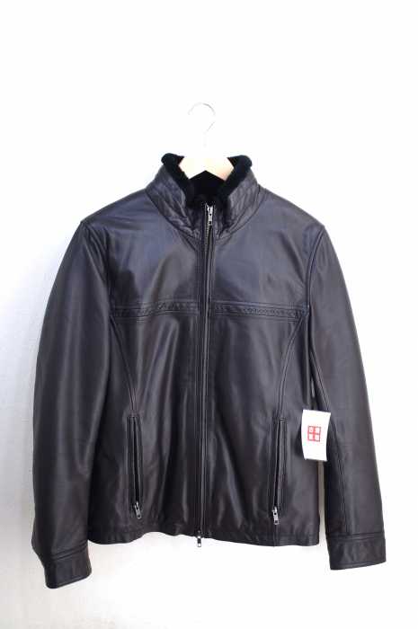 Liugoo Leathers（リューグーレザーズ） 内ボアラムレザージャケット メンズ アウター