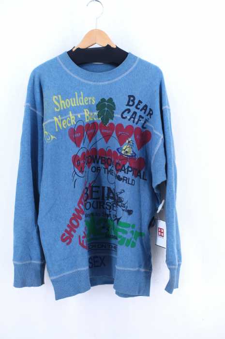 Vivienne Westwood ANGLOMANIA（ヴィヴィアンウエストウッド アングロマニア） SQUARE SWEAT SHIRT メンズ トップス