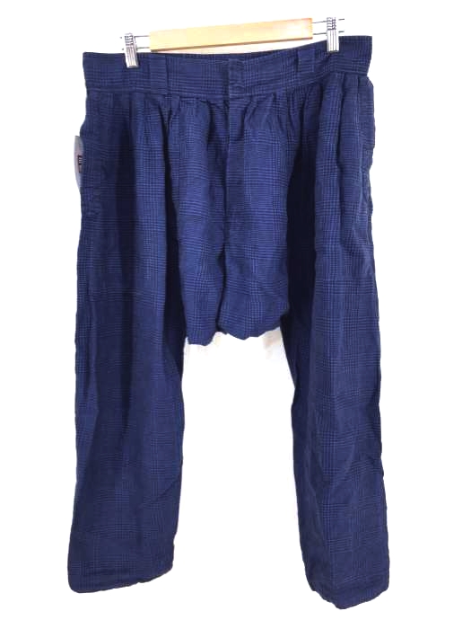 GARMENT REPRODUCTION OF WORKERS(ガーメントリプロダクションオブワーカーズ) チェック柄 リネンサルエルパンツ メンズ パンツ