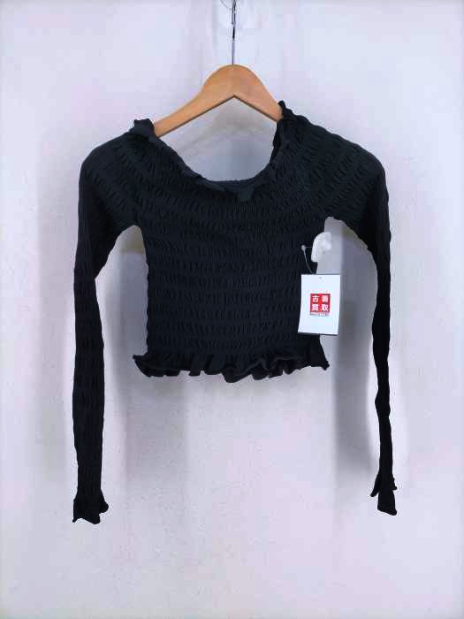 ZARA（ザラ） ギャザー加工 オフショルダー レディース トップス