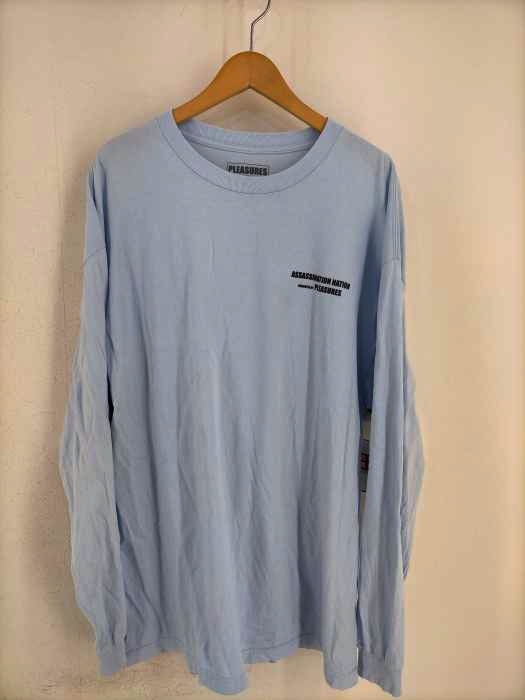 PLEASURES（プレジャーズ） ASSASSINATION NATION バックプリント長袖Tシャツ メンズ トップス