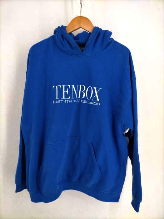 10匣 TENBOX(テンボックス) ロゴ刺繍プルオーバーパーカー メンズ トップス