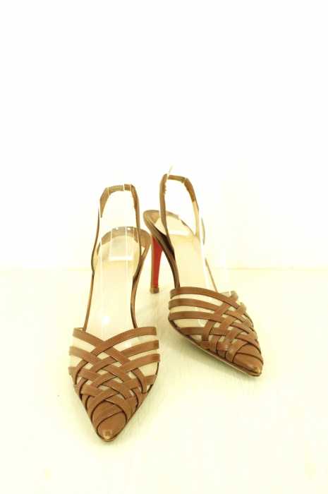 CHRISTIAN LOUBOUTIN (クリスチャンルブタン) メッシュヒールサンダル レディース シューズ