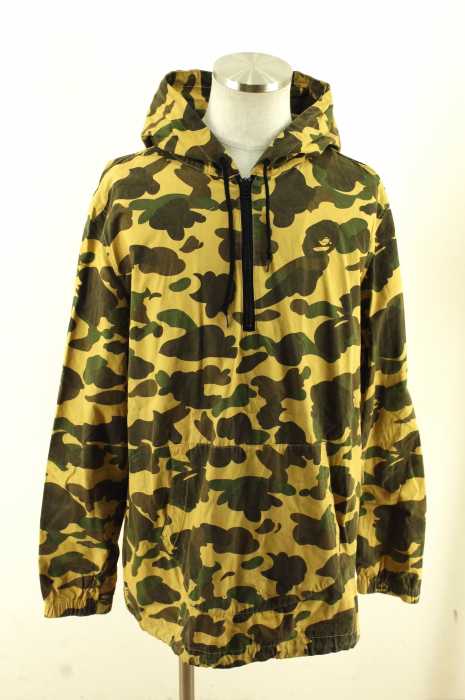 A BATHING APE (アベイシングエイプ) 1ST CAMO ハーフジッププルオーバー メンズ トップス