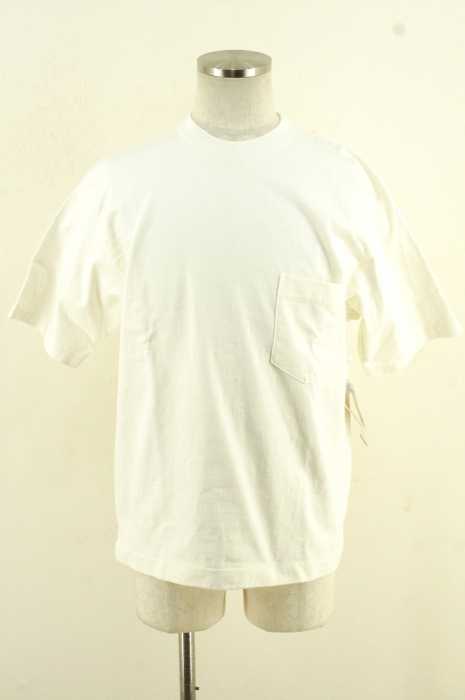 AURALEE (オーラリー) STAND UP 度詰め ヘビーウェイト ポケット付きTシャツ メンズ トップス