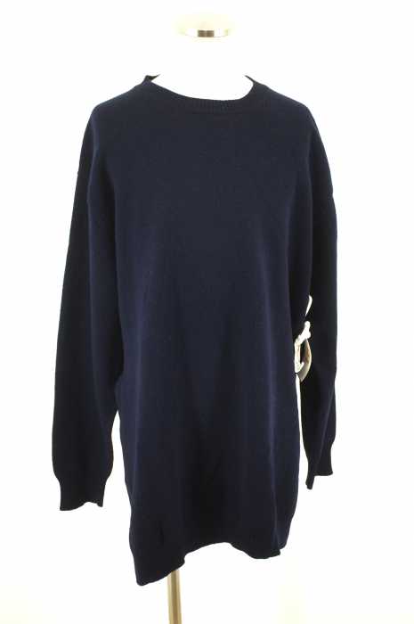 Yohji Yamamoto POUR HOMME （ヨウジヤマモトプールオム） サイドスリットロングニットトップス メンズ トップス