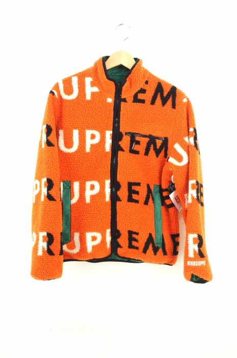 Supreme (シュプリーム) 18AW week6 Reversible Logo Fleece メンズ アウター