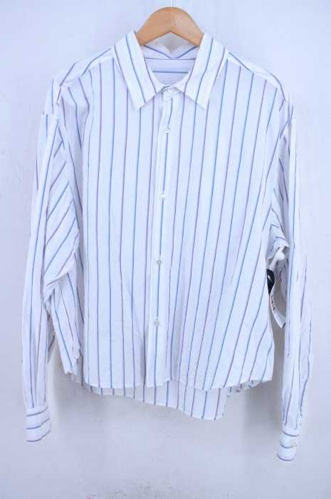 URU （ウル） COTTON SHORT LENGTH SHIRTS ストライプ メンズ トップス