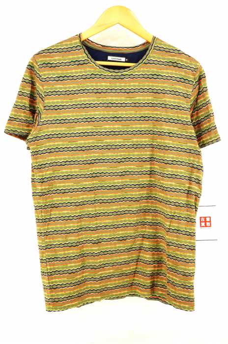 tom & hawk（トム＆ホーク） 総柄ボーダーカットソー Tシャツ メンズ トップス