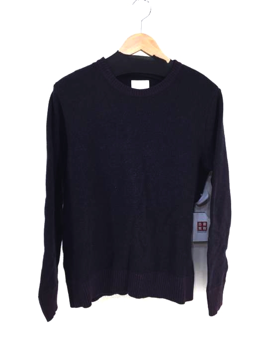 STILL BY HAND（スティルバイハンド） ヘリンボーン織クルーネックニット メンズ トップス