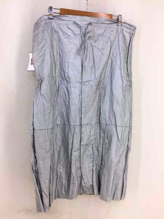MM6 Maison Margiela（エムエムシックス メゾンマルジェラ） 18AW メタリックシルバースカート レディース スカート