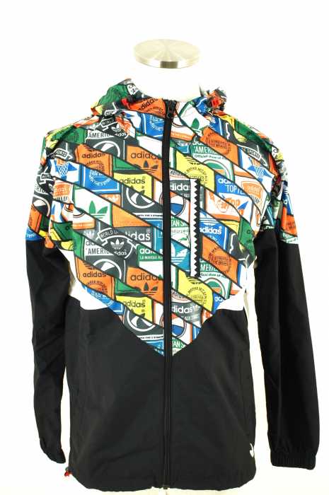 adidas originals (アディダスオリジナルス) 総柄ナイロンフード