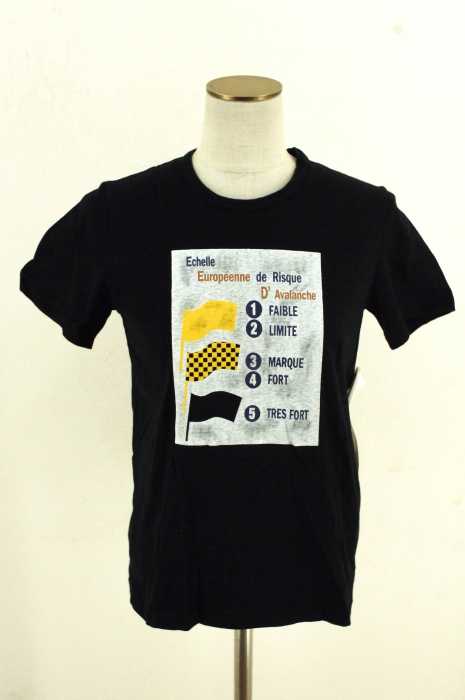 JUNYA WATANABE COMME des GARCONS MAN PINK （ジュンヤワタナベコムデギャルソンマンピンク） AD2004ラウンドネック半袖プリントTシャツ レディース トップス