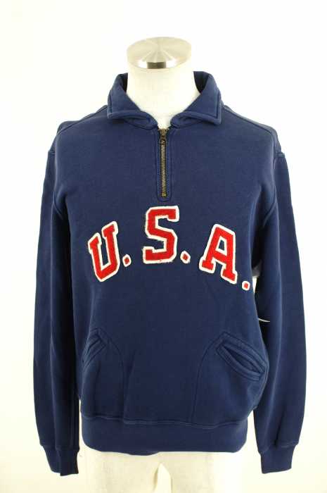 RALPH LAUREN (ラルフローレン) ロゴワッペンハーフジップポロネック レディース トップス