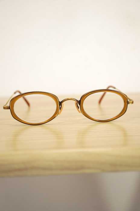 OLIVER PEOPLES（オリバーピープルズ） FRED AG 108 アンティークデザインラウンド眼鏡 メンズ ファッション雑貨