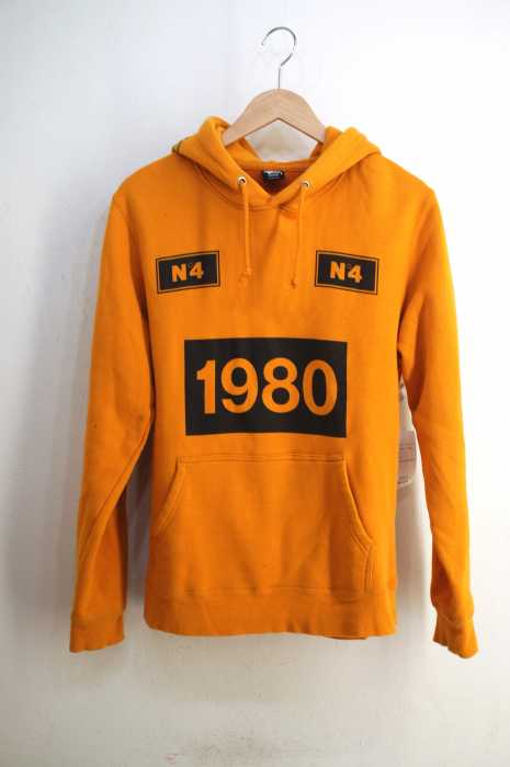STUSSY （ステューシー） 1980 Stripe スリーブバックプリントプルオーバーパーカー メンズ トップス
