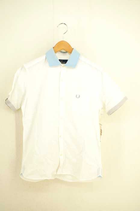 FRED PERRY （フレッドペリー） 襟鹿の子S/Sシャツ メンズ トップス