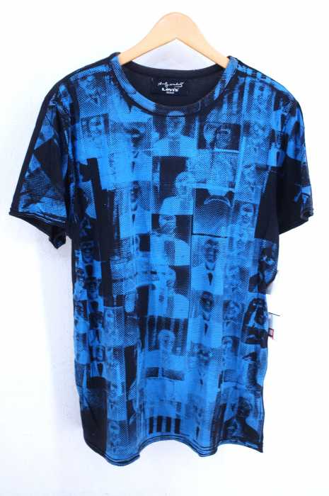 ANDY WARHOL × LEVI'S(アンディウォーホル リーバイス) 人物画プリントtシャツ メンズ トップス